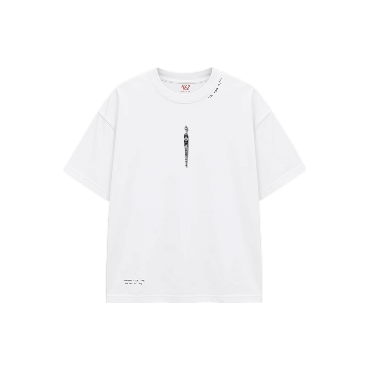 Qama White T-Shirt