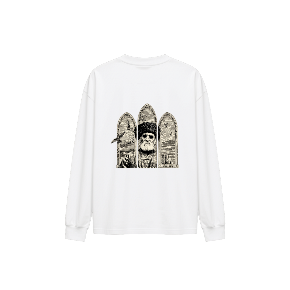 Qamma Off-White Long Sleeves