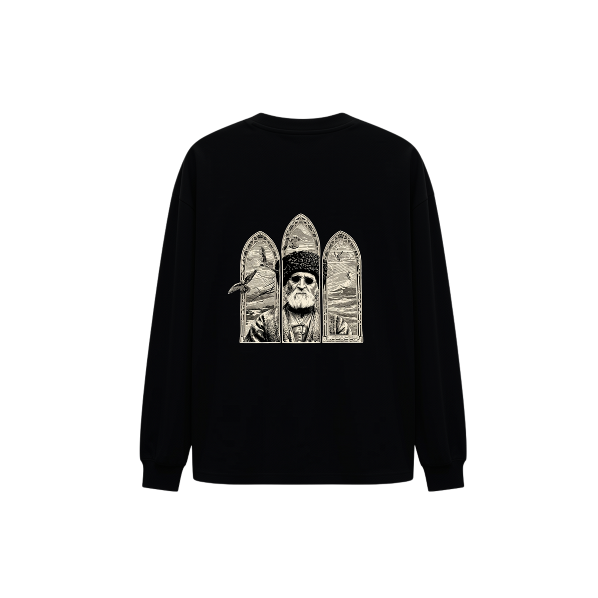 Qamma Black Long Sleeves