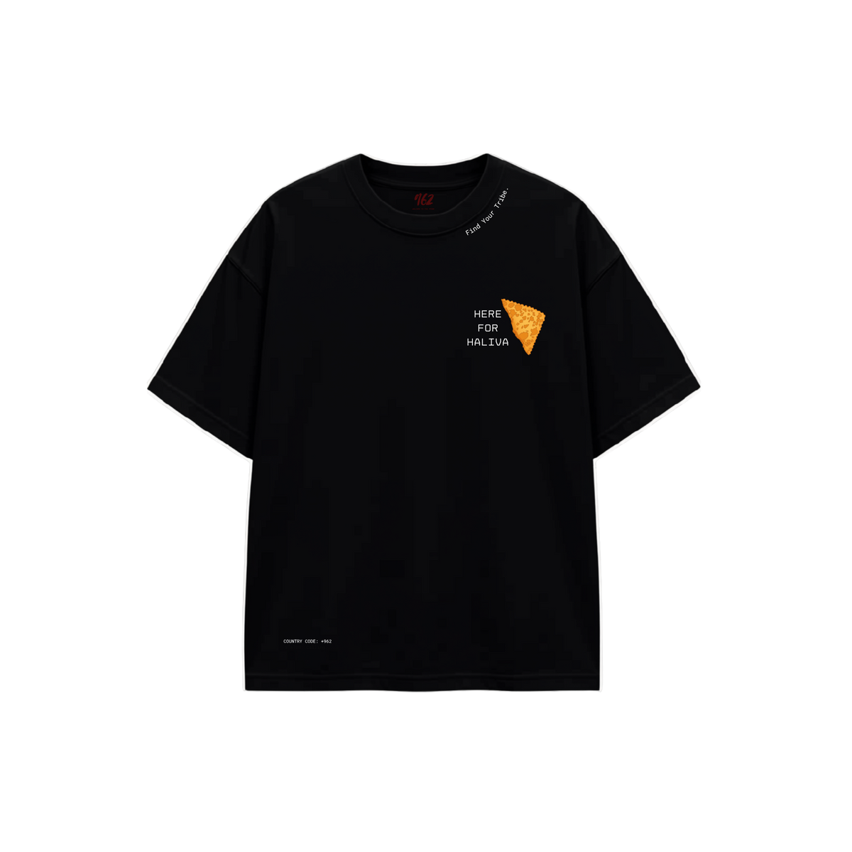Haliva Black T-Shirt