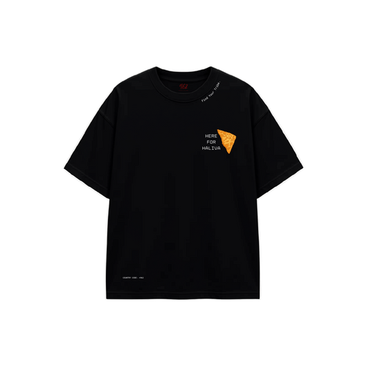 Haliva Black T-Shirt
