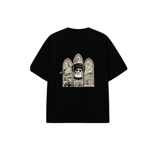 Qama Black T-Shirt